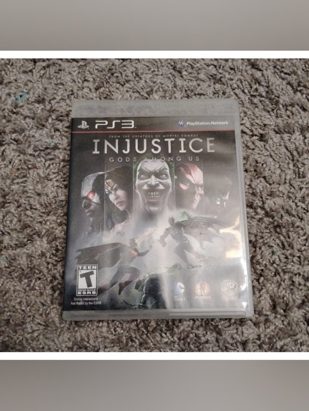 Injustice: Gods Among Us (Sony PlayStation 3, PS3) CIB - Complete In Box